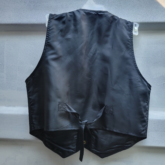 Nostalgic Vintage 100% genuine leather black Disney Mickey Mouse vest m/l - Picture 4 of 9